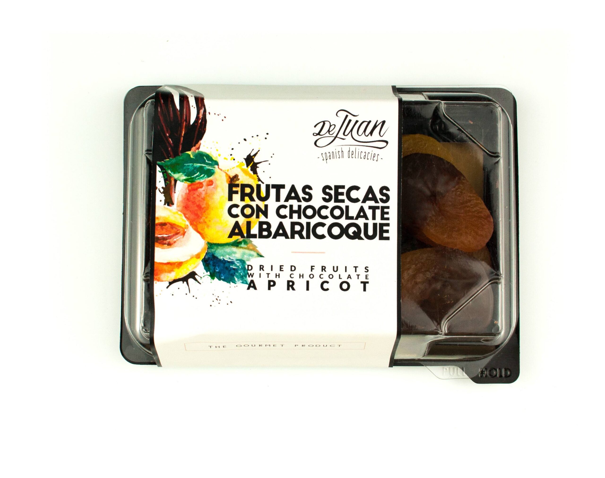 Frutas con Chocolate y Albaricoque